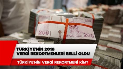 T­ü­r­k­i­y­e­’­n­i­n­ ­2­0­1­8­ ­G­e­l­i­r­ ­V­e­r­g­i­s­i­ ­R­e­k­o­r­t­m­e­n­l­e­r­i­ ­A­ç­ı­k­l­a­n­d­ı­